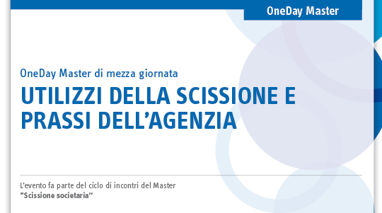Immagine Utilizzi della scissione e prassi dell’Agenzia | Euroconference